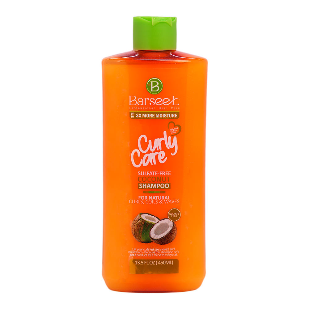 شامپو موهای فر بارسل Curly Care نارگیل بدون سولفات 450 میل