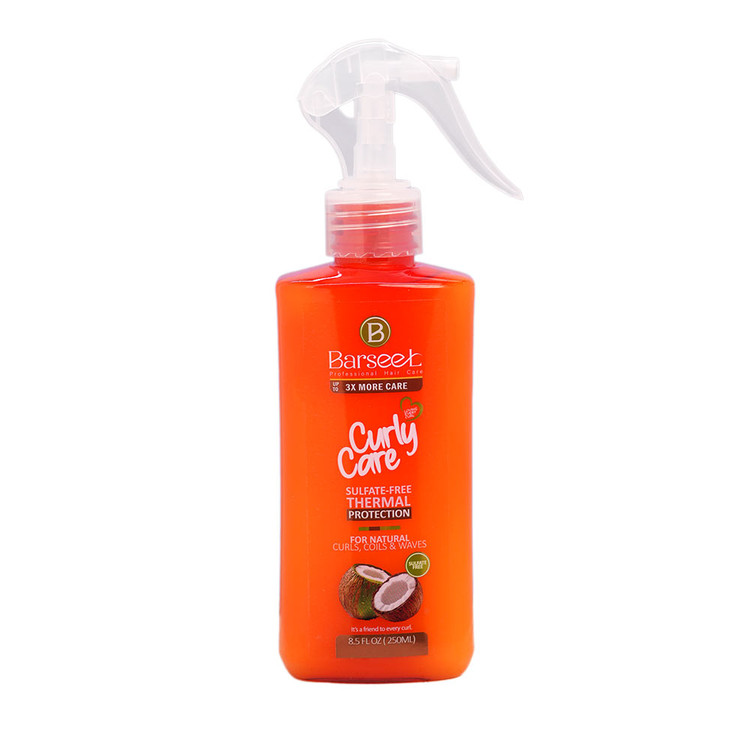 اسپری محافظ حرارتی موهای فر بارسل Curly Care حجم 250 میل