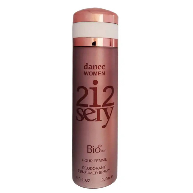 اسپری بدن زنانه Bio Star Danec Women 212 Sexy حجم 200 میلیلیتر | رایحه گرم و شیرین