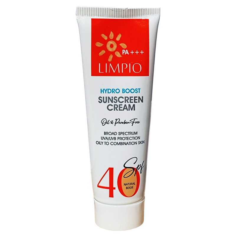 ضد آفتاب رنگی SPF 40 لیمپیو Limpio | ضد آفتاب رنگی صورت