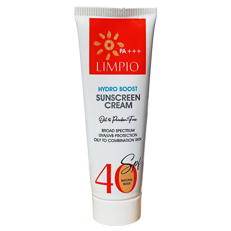 ضد آفتاب رنگی SPF 40 لیمپیو Limpio | ضد آفتاب رنگی صورت