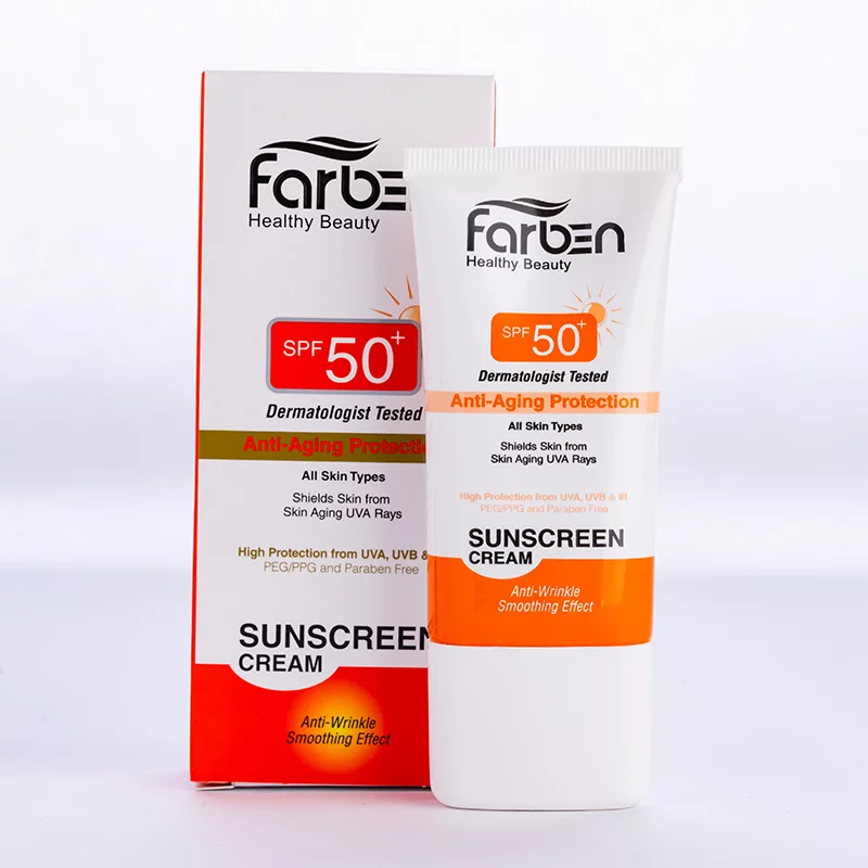 ضد آفتاب SPF 50 ضد چروک بالای ۳۰ سال | محافظت و جوانسازی پوست